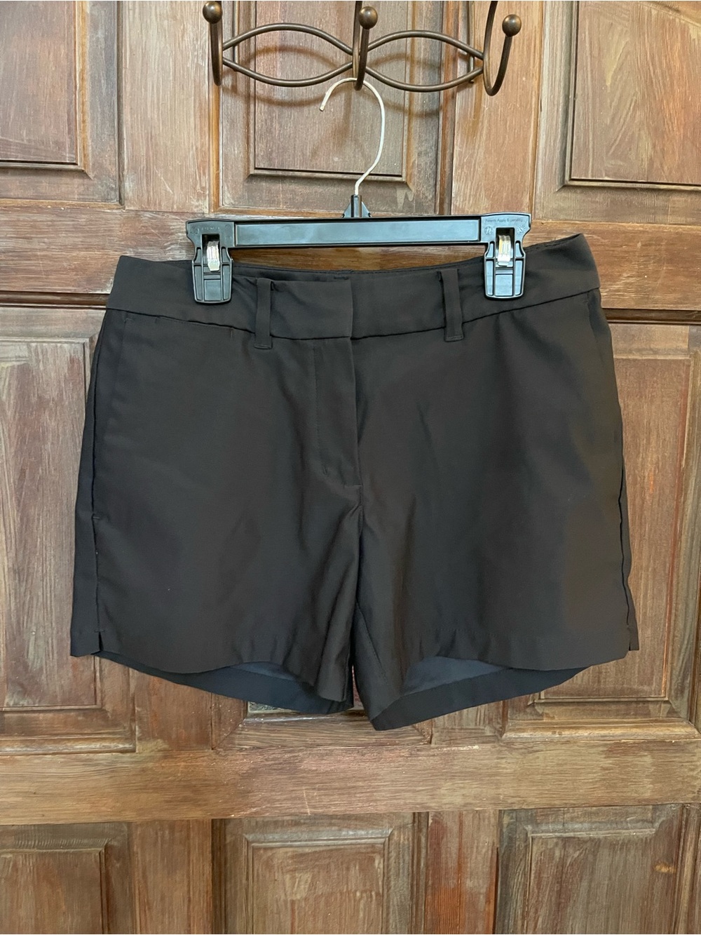 Nike Gold Dri Fit Black Women’s Tailored Shorts Size 4